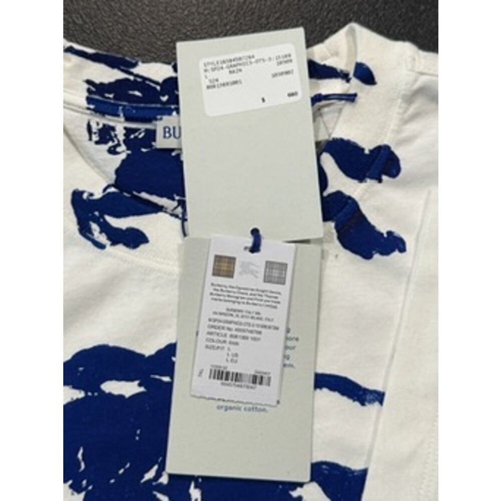 RETAIL $660 Burberry White EKD T-Shirt*Men's Large*NEW with Tags - Picture 8 of 10